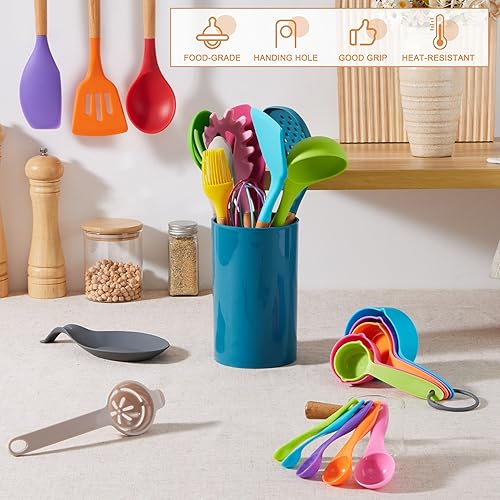 Miniatura 6 de E-far Juego de utensilios de cocina coloridos de 25 piezas