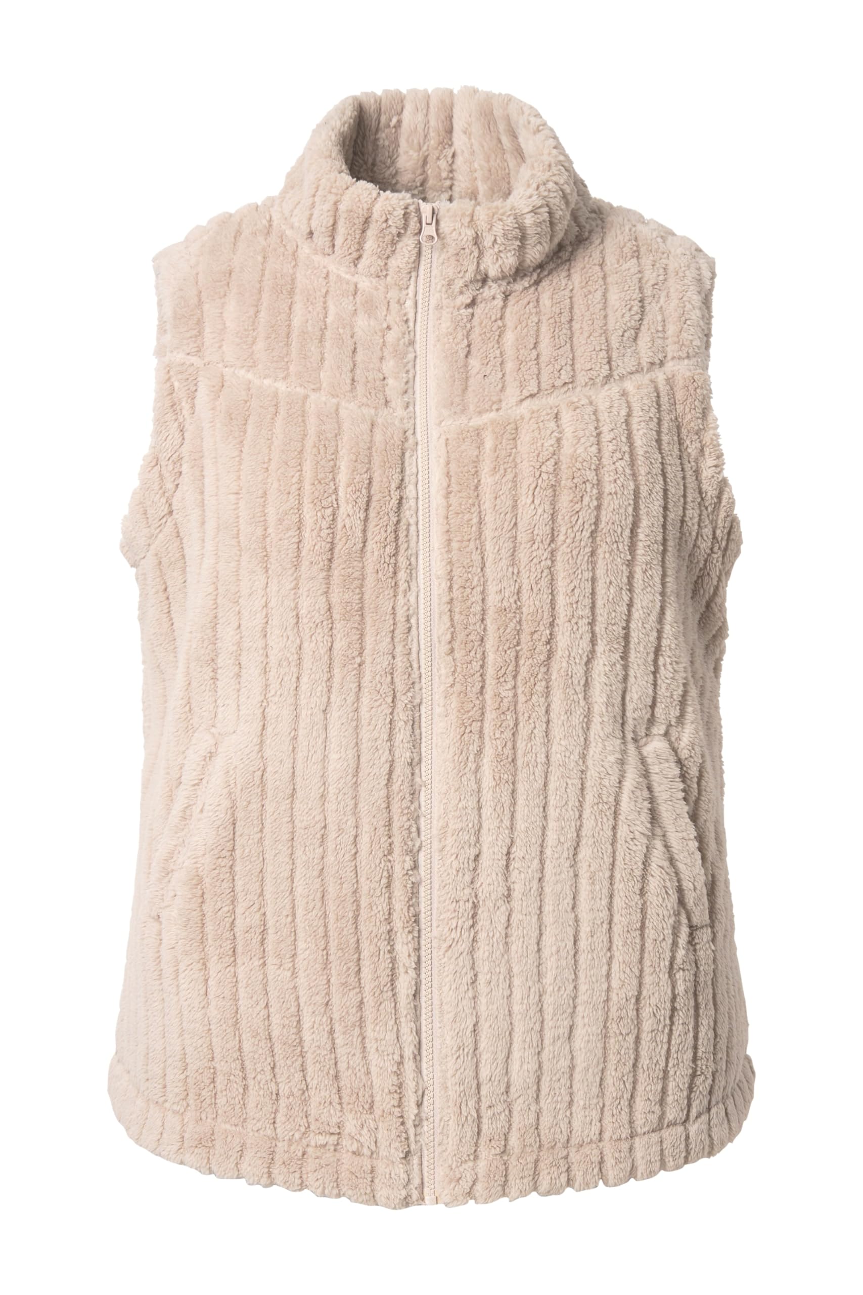 Ulla Popken Teddyweste Gilet Femme (Lot de 1)