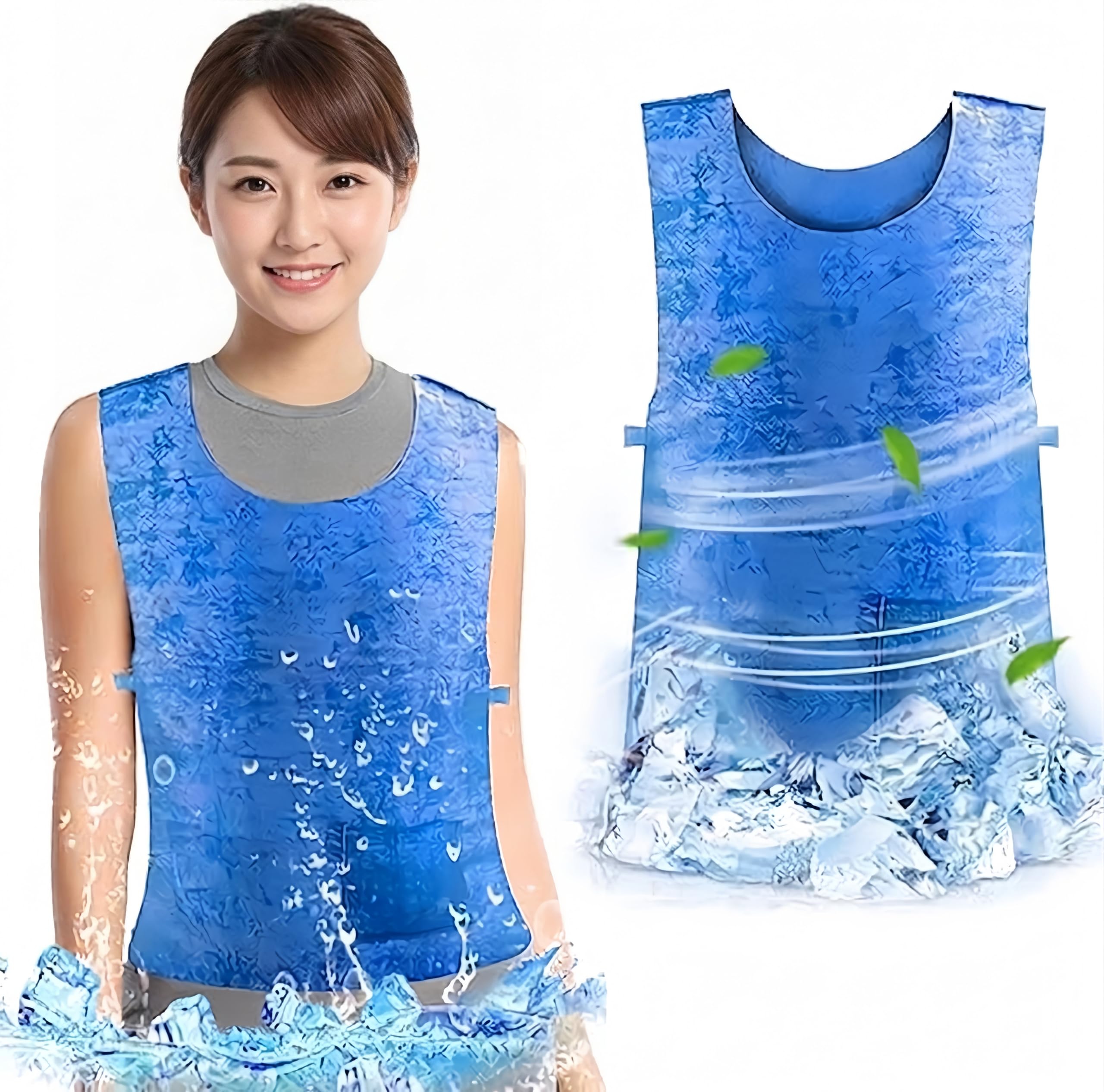 Amazon | [QUEENBABI] 水冷服 冷却ベスト 電気保冷剤要らず クール