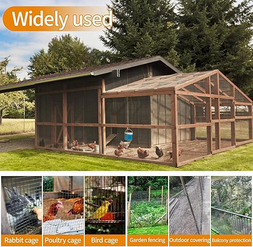 Miniatura 5 de Galvanizado en caliente después de soldadura de tela de hardware, 12 pulgada 19Ga 48 "x 100 'Esgrima de alambre de pollo, cama de jardín elevada