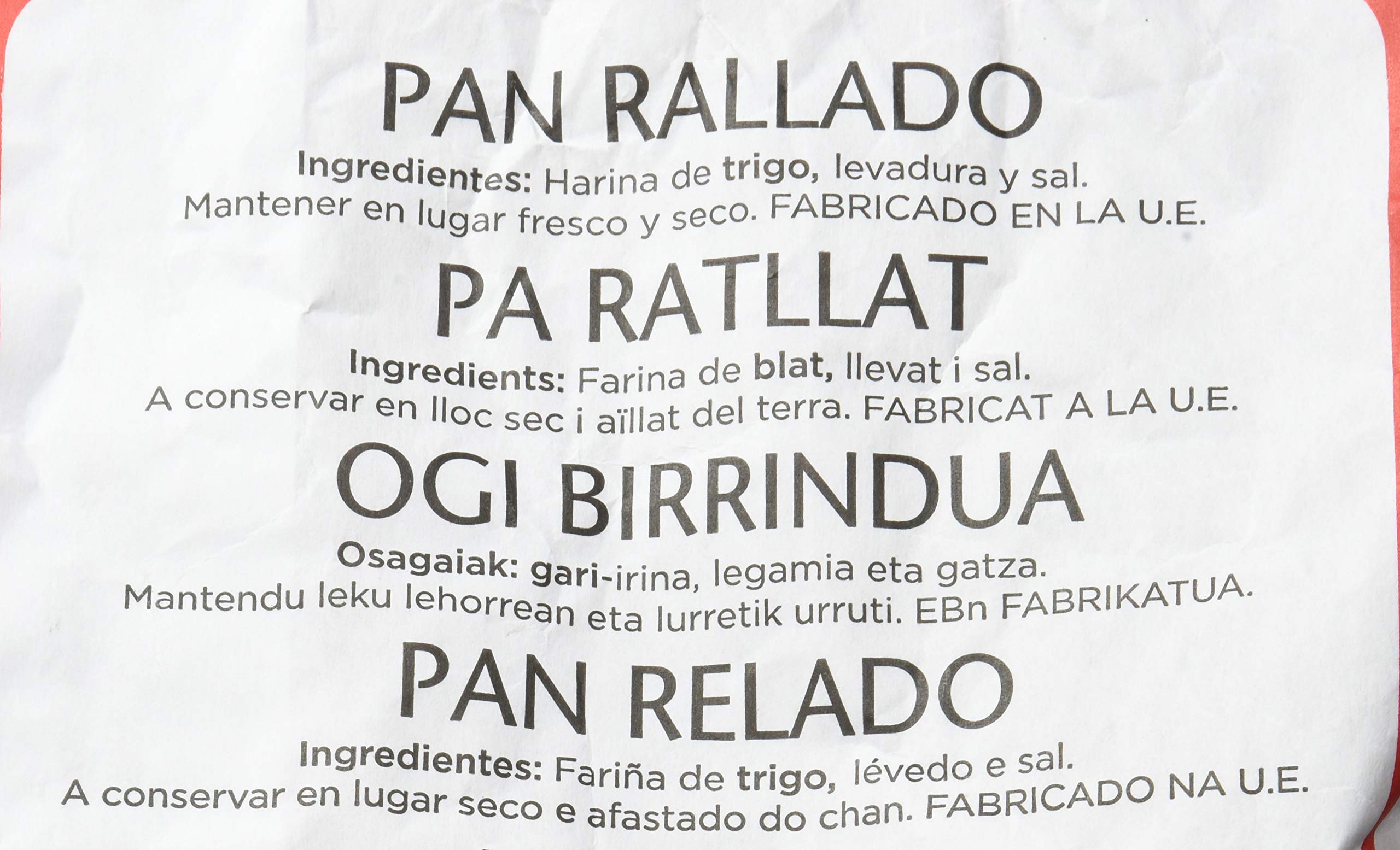 Pastas Gallo Pan Rallado 5000 g