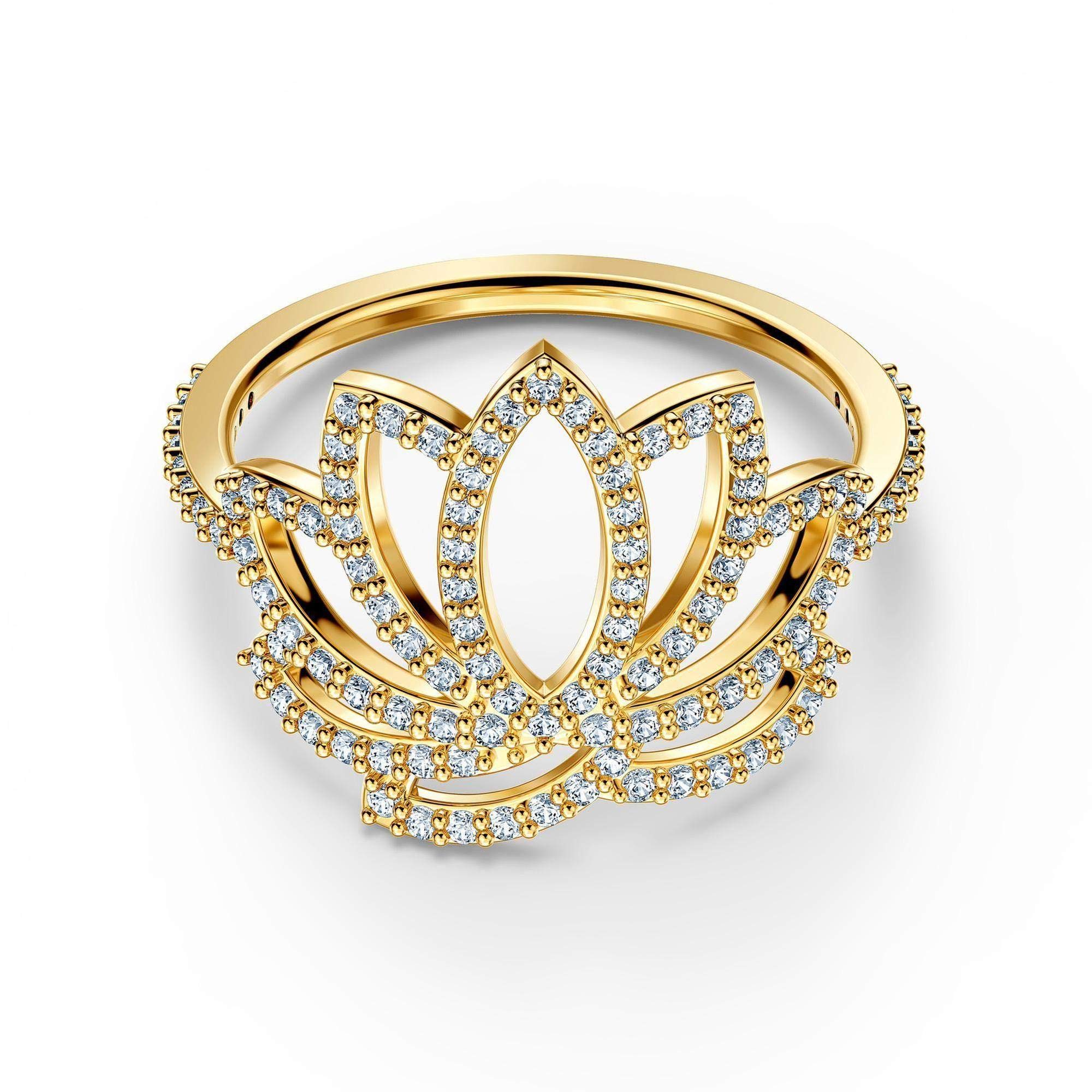 SWAROVSKI Symbolic Lotus Ring Cz White 8