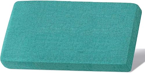 Miniatura 10 de Cojín de banco o columpio para exteriores e interiores, 40 x 14 x 2 pulgadas, impermeable para muebles, cojines de asiento inferiores