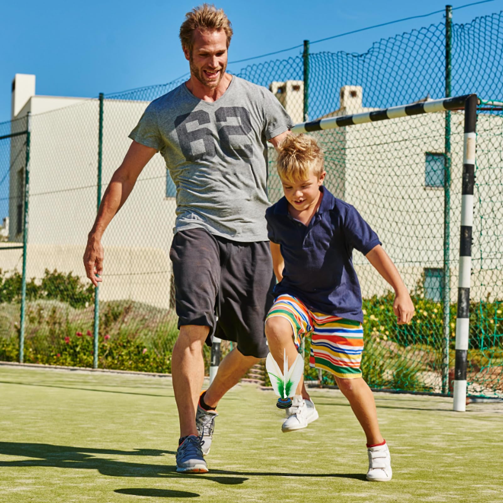 WHiZZ Volani In Nylon Per Badminton - Set Da 6 Palline Resistenti, Testa In Schiuma, Gialle - Ideali Per Principianti E Svago