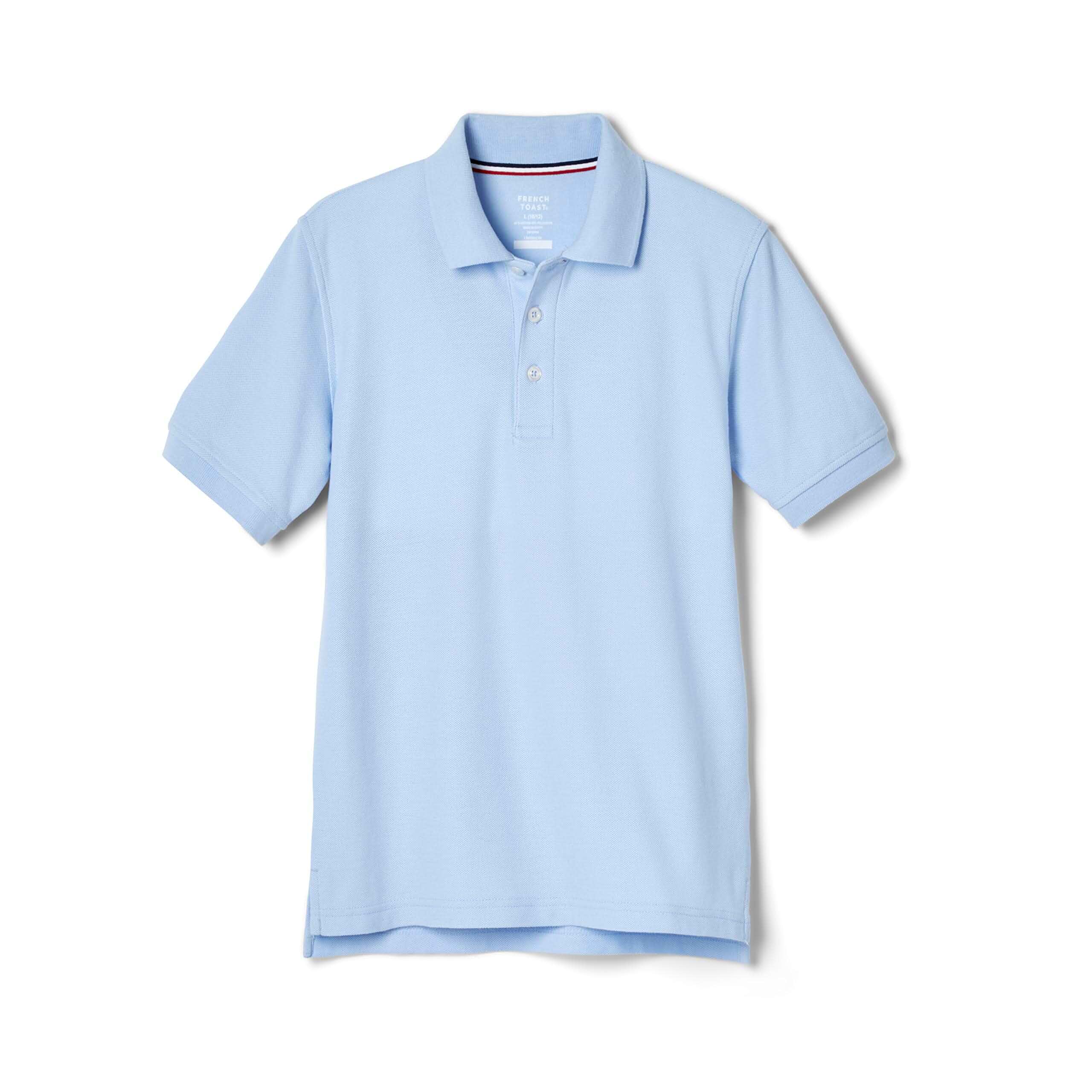 French Toast Kids' Pique Polo (Standard & Husky) Straight from shoulder to waist; No logo - school uniform ready; Fade & Shrink Resistant shirt for boys and girls