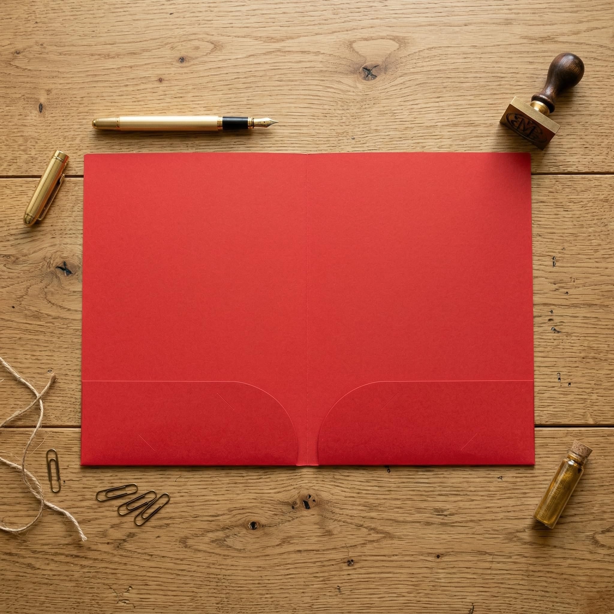 20 Pezzi A4 Cartelline Portadocumenti con 2 Tasche,350gsm Lembi in Cartoncino Cartelline per Riunioni,Cartellette Cartoncino Cartellina Portadocumenti,Cartella di Cartone per Ufficio Scuola (Rosso)