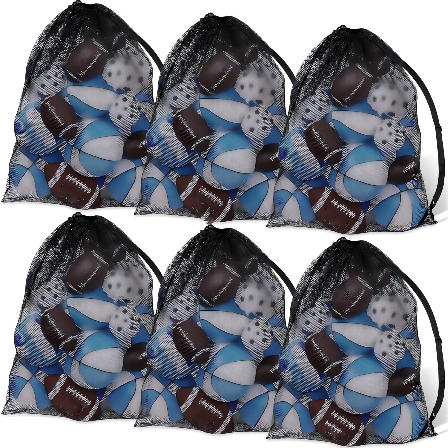Shappy Extra Large Sport Ball Bag 30 x 40'' Mesh Big Soccer Bag