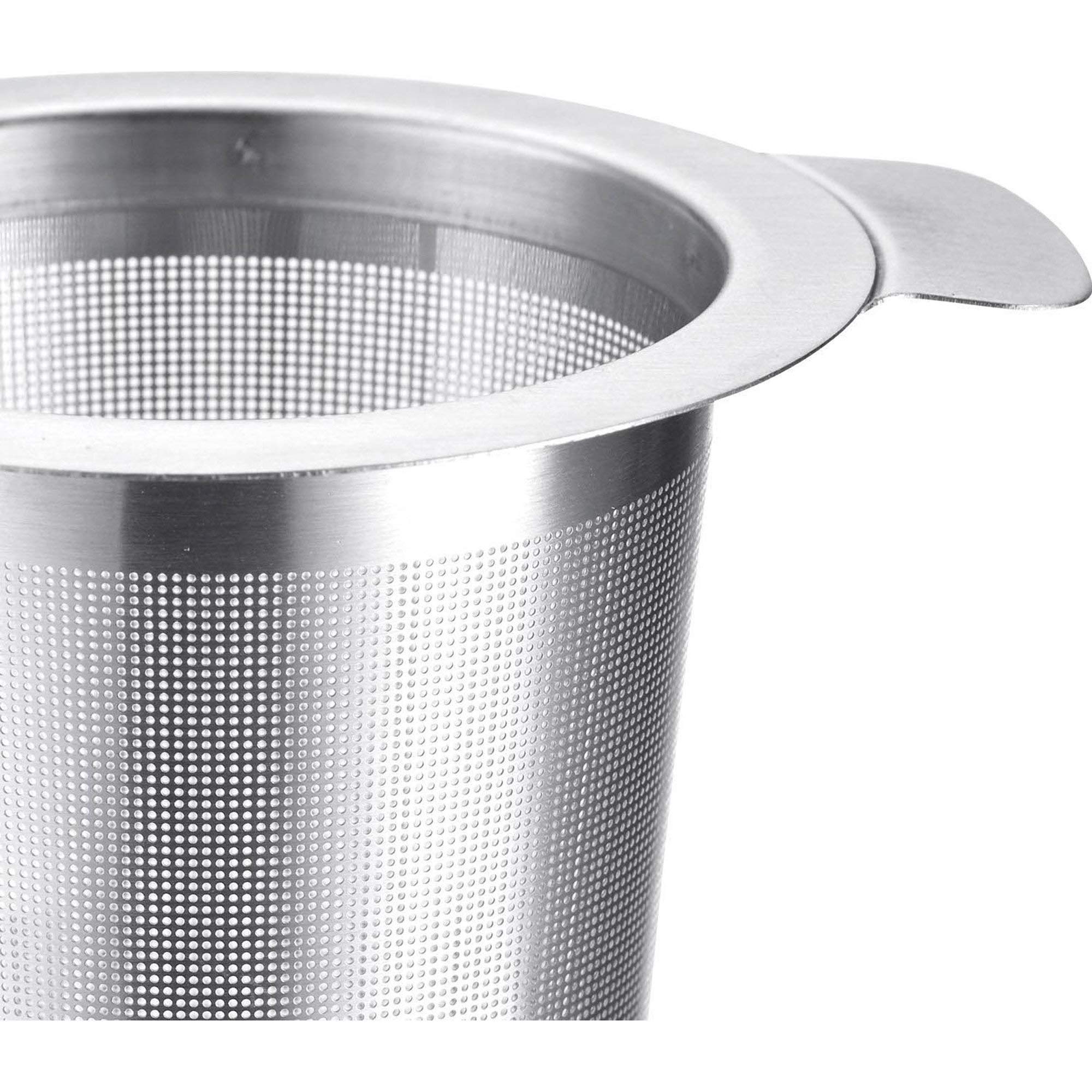 Westmark Filtro permanente / filtro de té / escurridor de acero inoxidable, Con tapa, Teatime, Acero inoxidable 18/8, 7,5 x 9,5 cm, 15762260