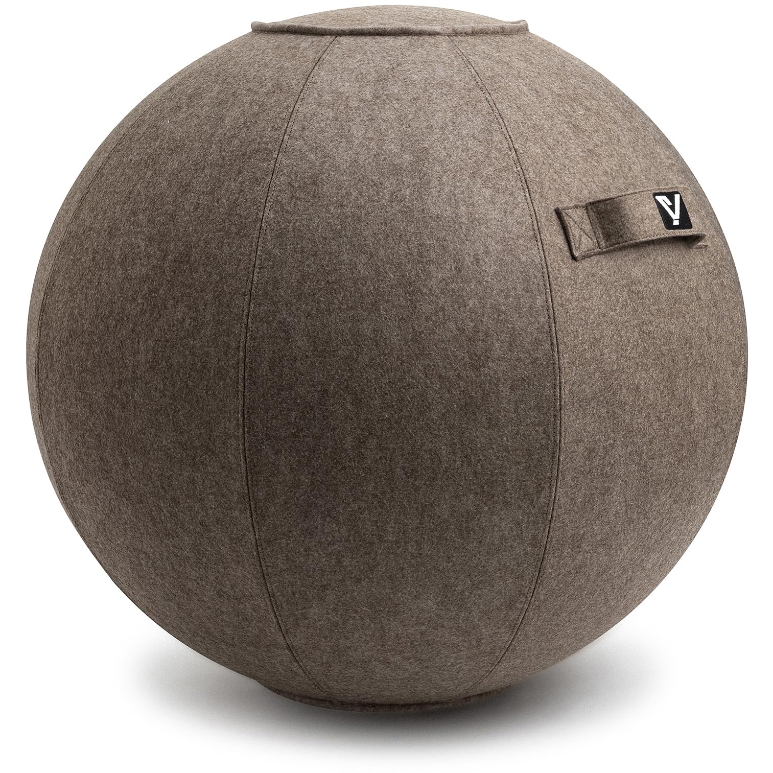 Sitting Ball Chair for Office and Home, Pilates Exercise Yoga Ball with Cover for Balance, Stability and Fitness, Ergonomic Posture Exercise Ball Seat with Handle and Pump