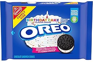 Birthday Cake OREO Cookies, 1-17 oz Family Size Package