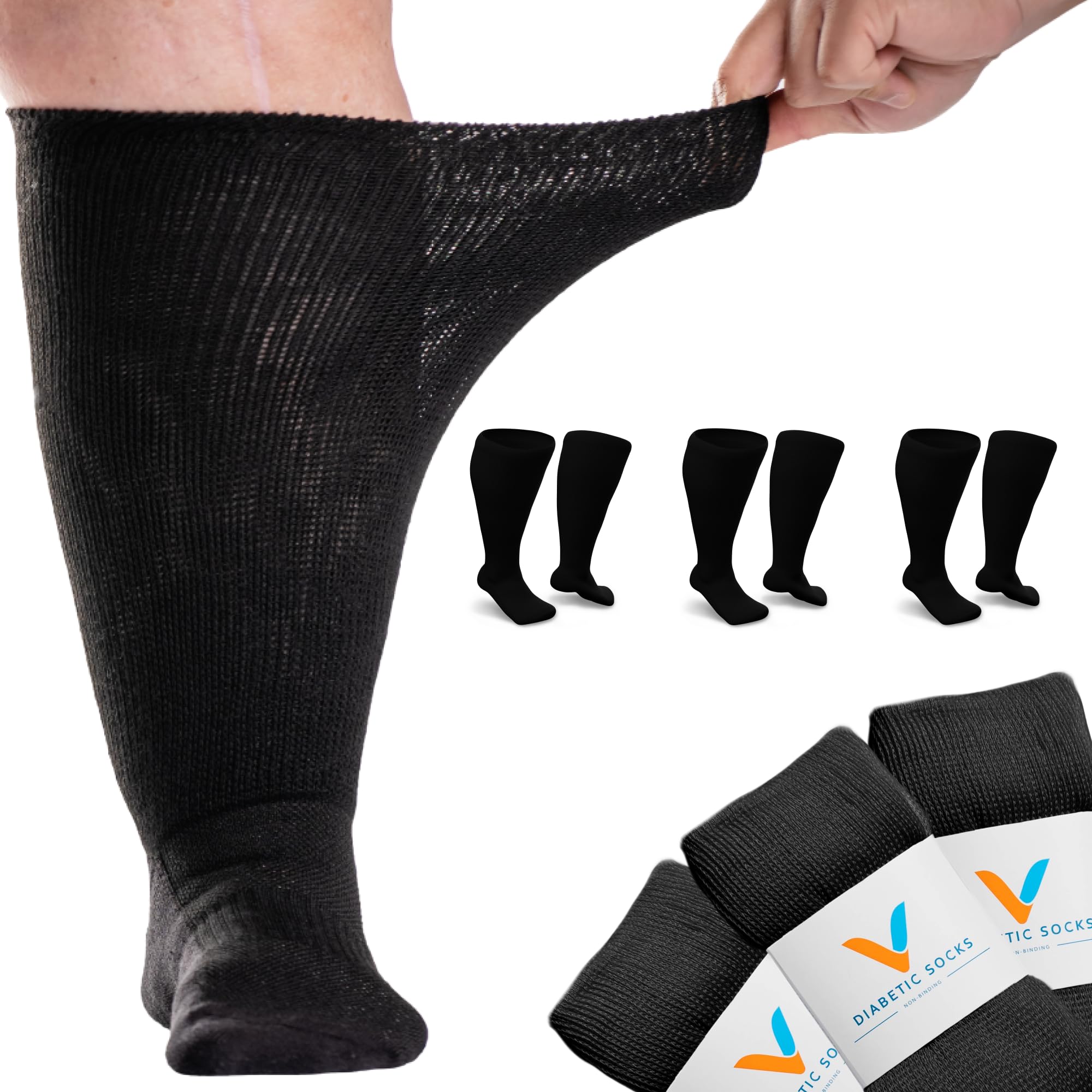 Viasox EasyStretch Diabetic Socks