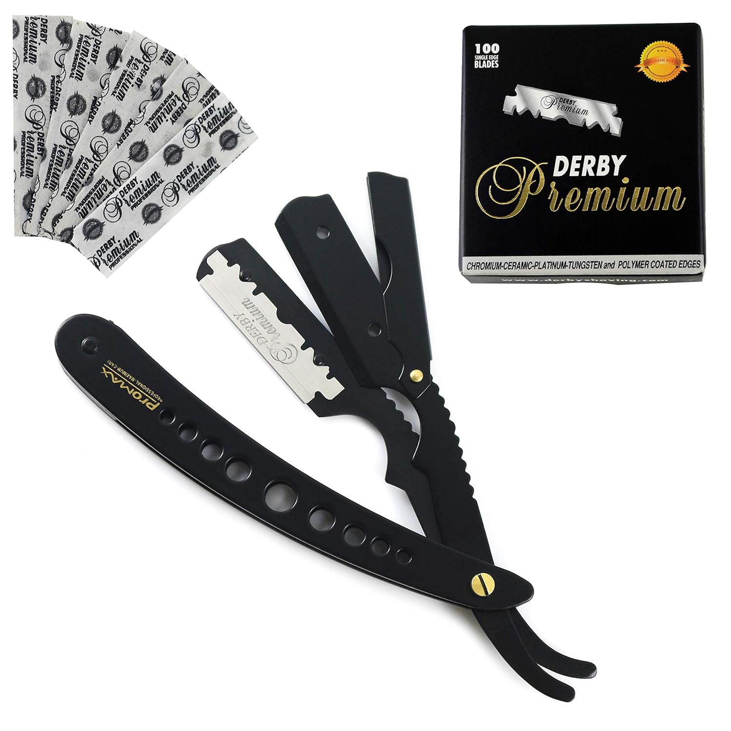 Professional Barber Straight Edge Razor Barber Razor Compatible with Straight