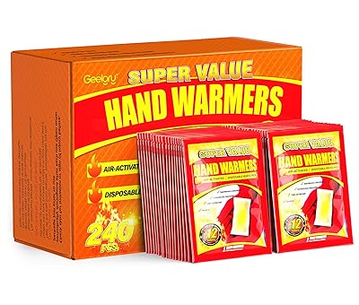 Hand Warmers Disposable 30/55/90/175/125/240/375/500Pcs, Long-Lasting Up to 12 Hours for Warm Body, Safe Portable Hand Warmers for Hand & Foot, Heater for Camping, Fishing, Winter