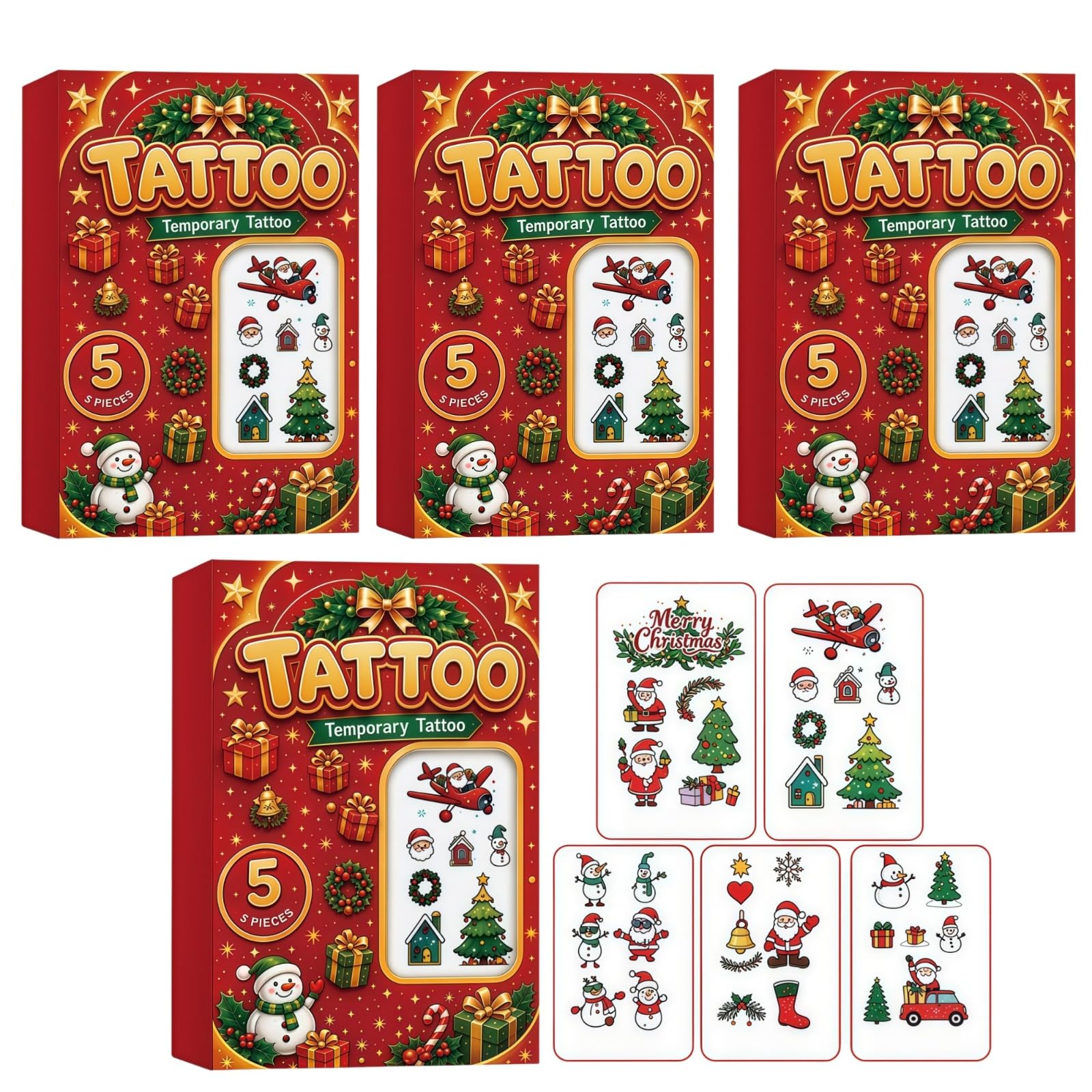 Tatuaggio Natale Patterns,PerFestaDi Compleanno Vacanze di