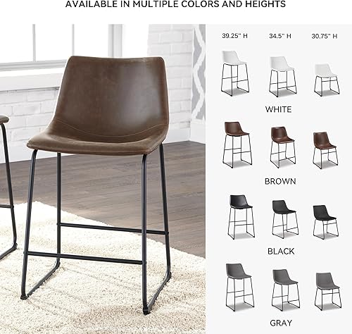 Miniatura 7 de Ashley Signature Design - Taburete de bar tapizado