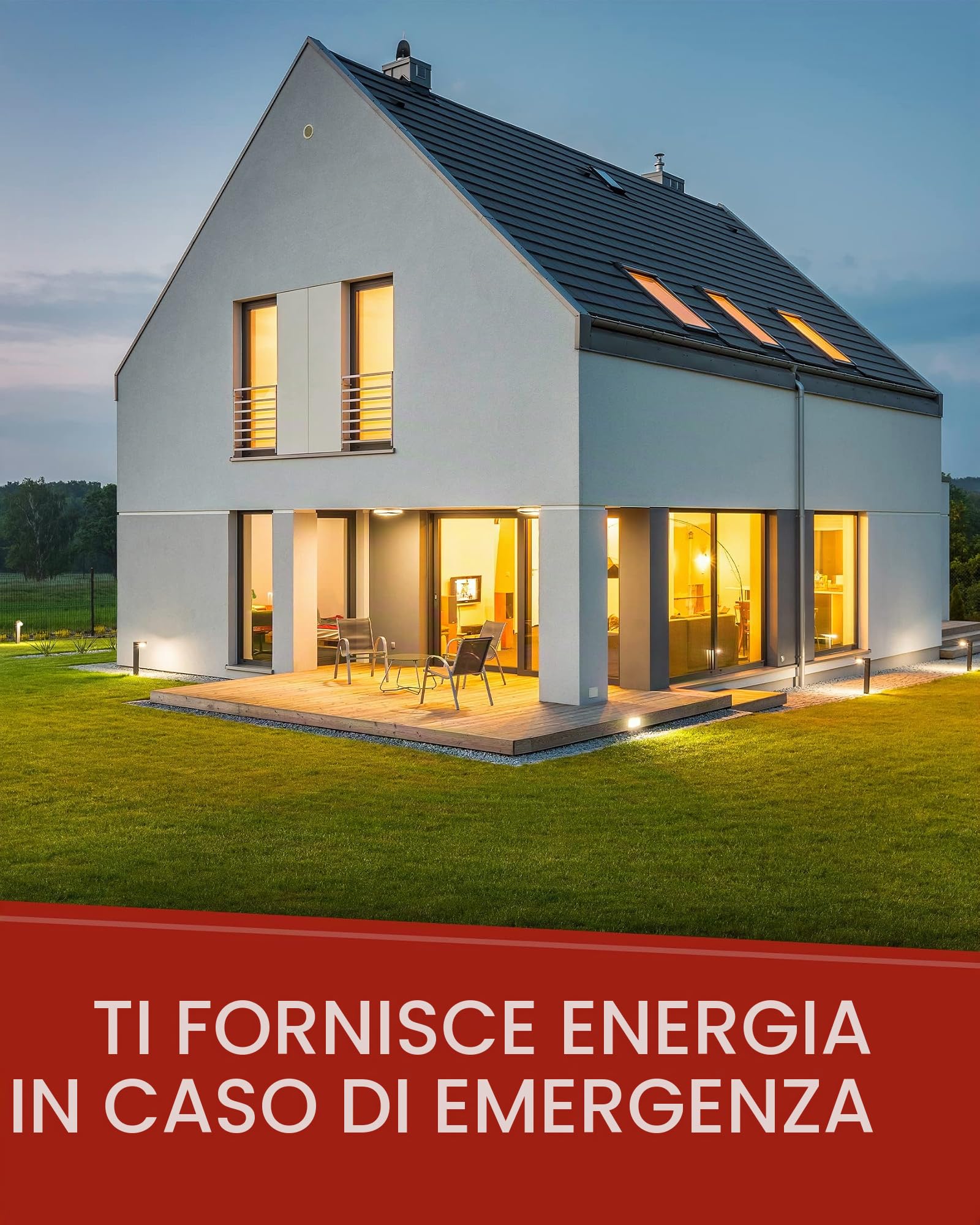 KnappWulf KW8300, generatore di corrente per emergenze, a benzina, 3 fasi, 230 V + 400 V.