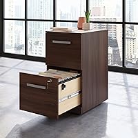 Vista 4 de OfficeWorks by Sauder Affirm - Archivo Moblie de 2 cajones, largo: 15.55 pulgadas x ancho: 19.45 pulgadas x altura: 28.43 pulgadas, olmo noble