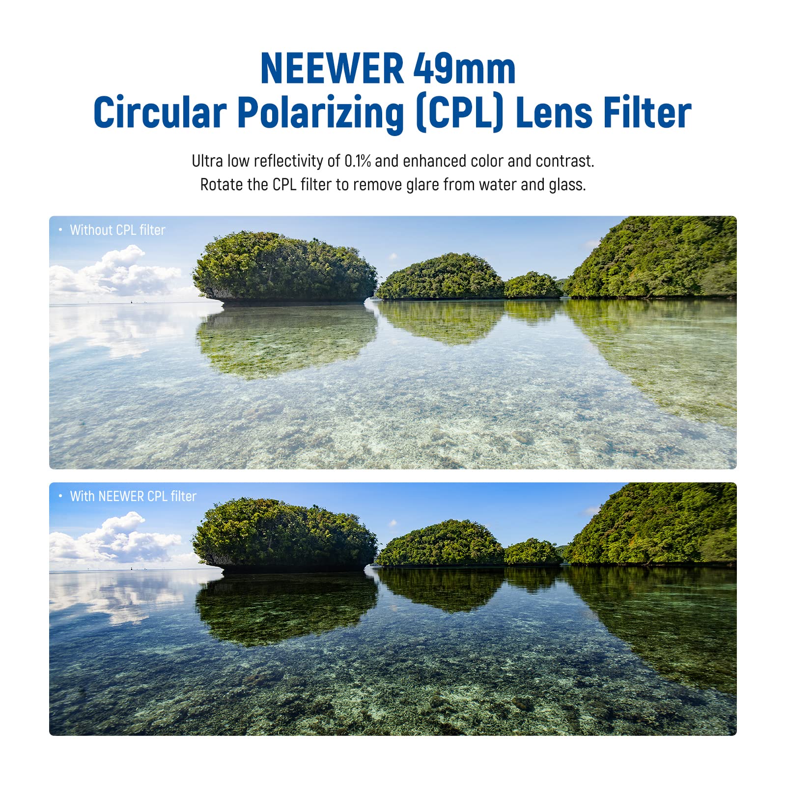 Kase 49mm MRC CPL II HD Multi-Coated Optical Glass Circular Polarizer