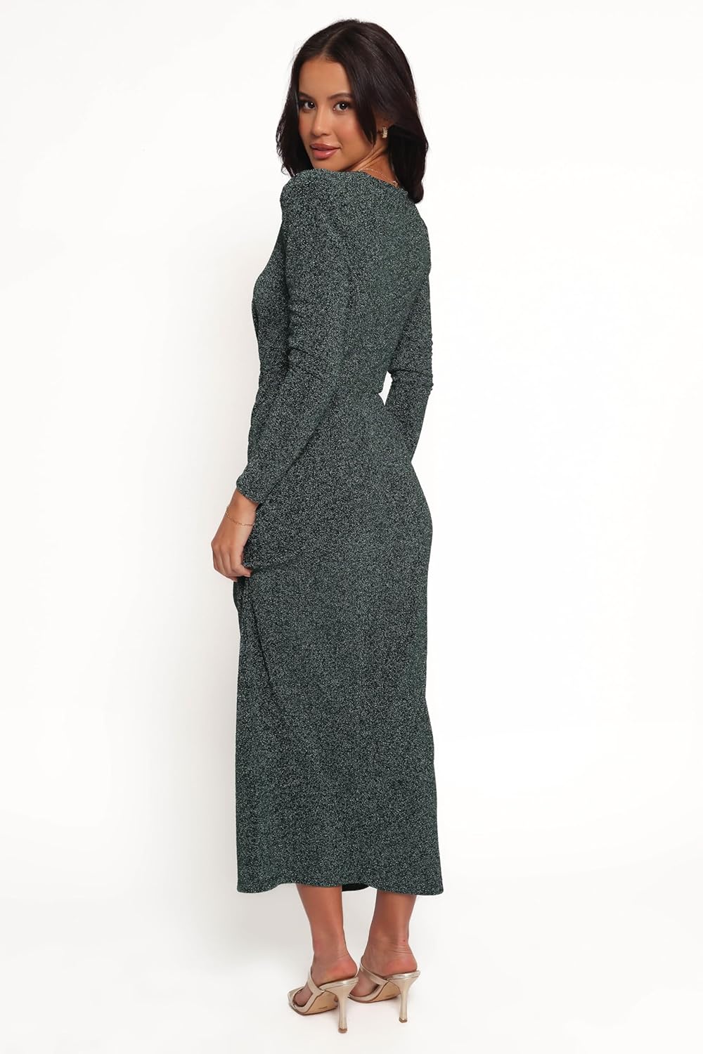 Petal & Pup Womens Grayson Maxi Dress - Emerald - Image 2
