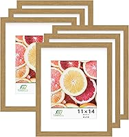 Vista 45 de FrameWorks Marcos de fotos clásicos de madera de 12 x 12 a 8 x 8 pulgadas con vidrio templado, roble natural, paquete de 2