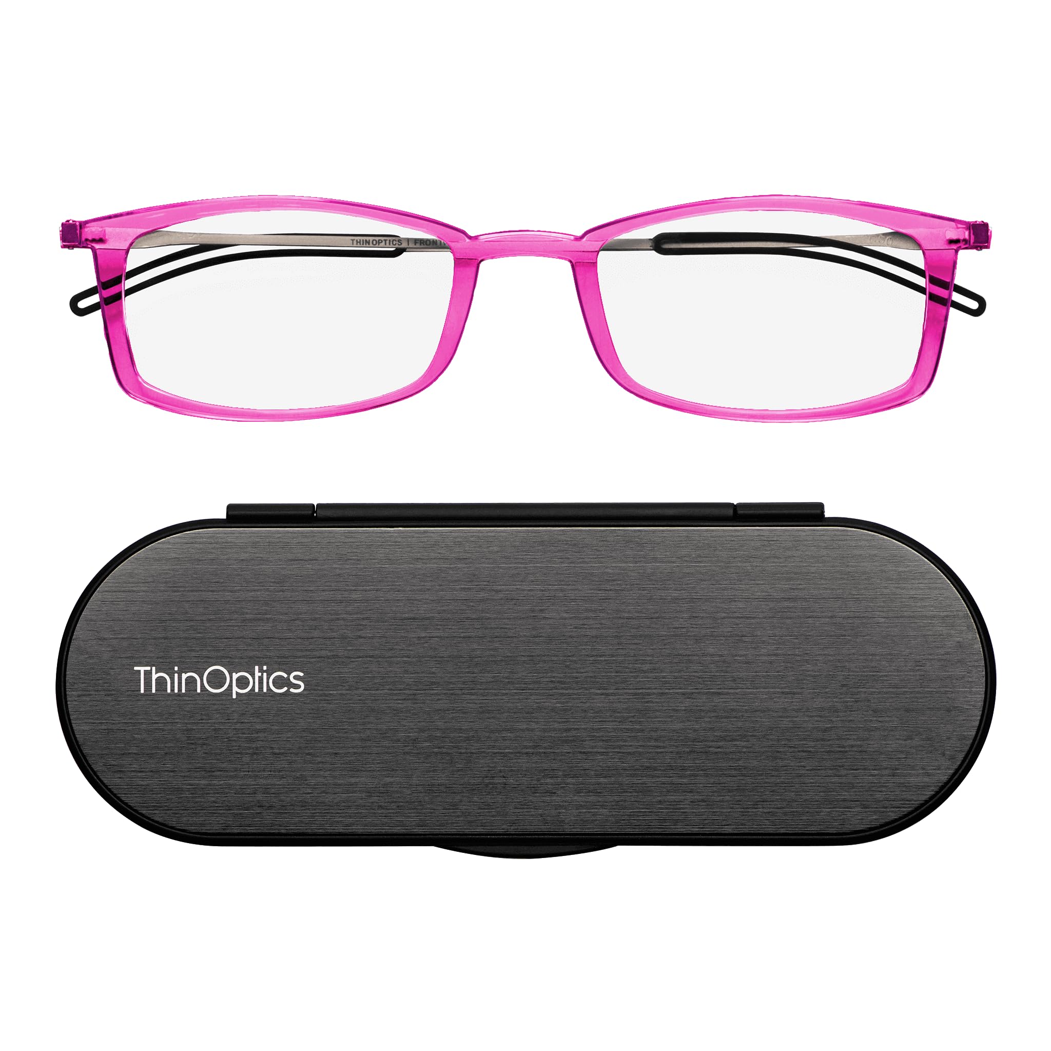 Always With You ThinOptics Reading Glasses - Ultra Thin and Lightweight Readers with Case - Special Edition Colors