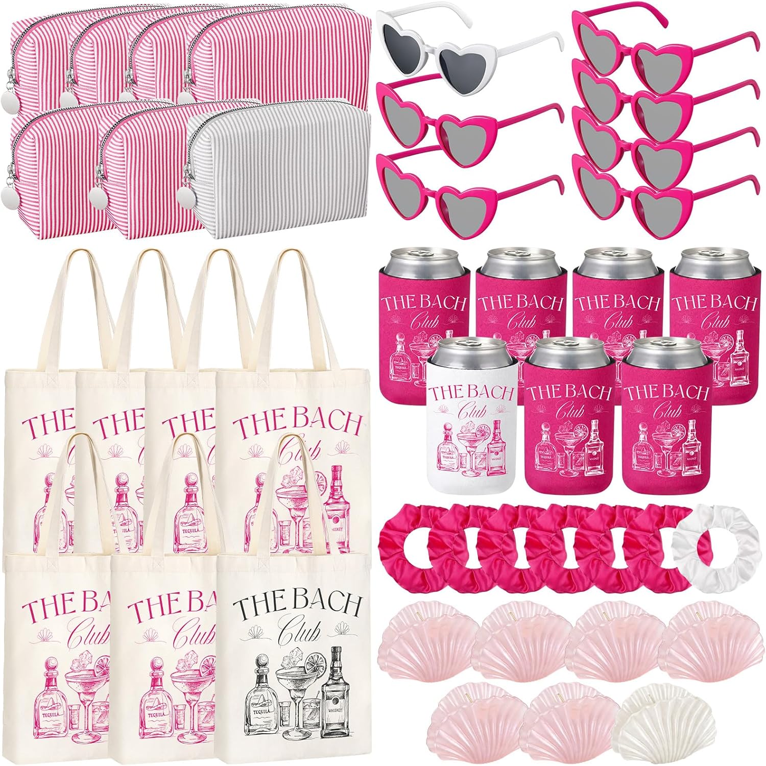 Abbylike 42 Pcs the Bach Club Bachelorette Party Supplies Bridesmaid Gifts Set Wedding Decorations Bridal Favors