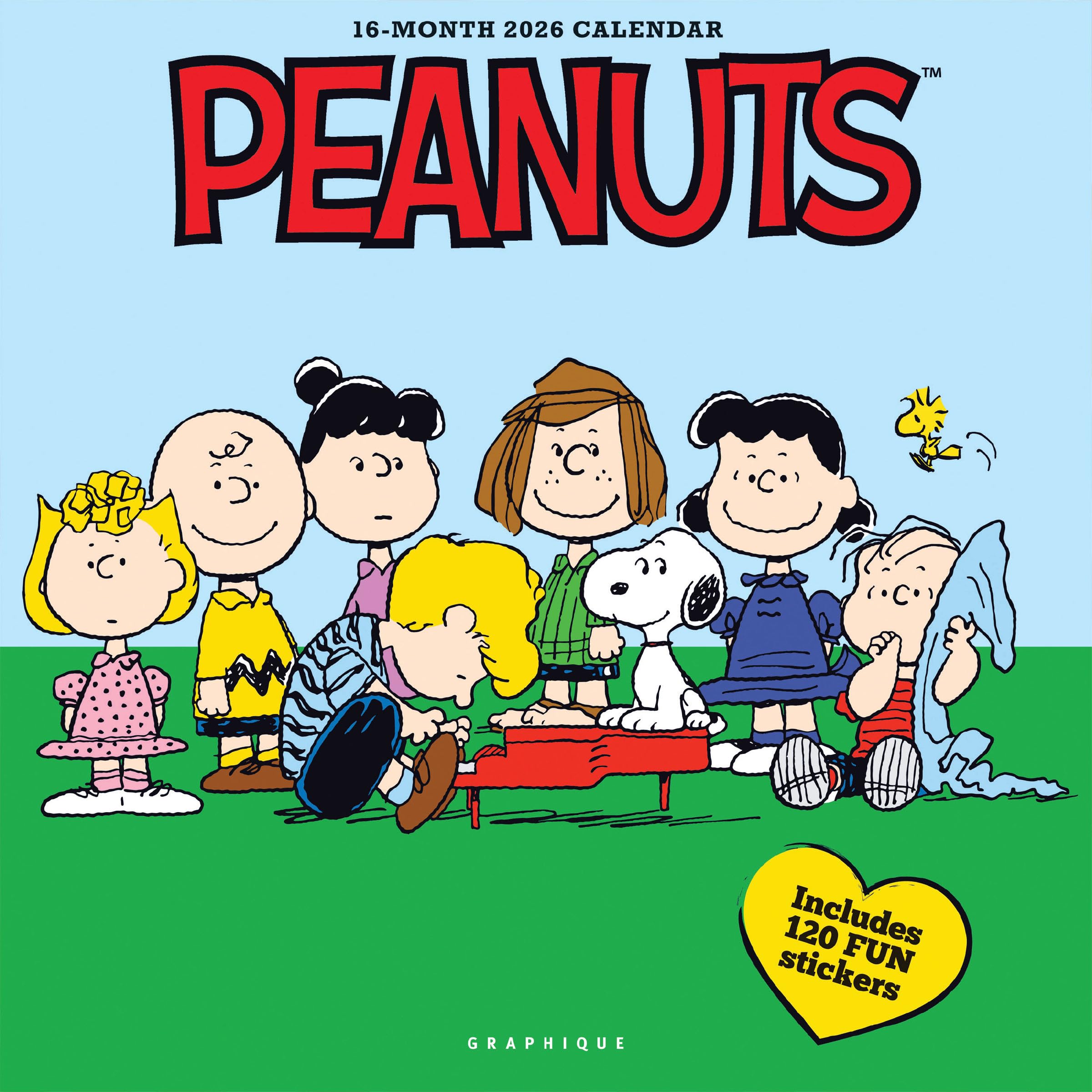 Locker.Ink | Get Ready for Spring 2026 with These Beautiful Wall Calendars Graphique Peanuts 2026 Calendar
