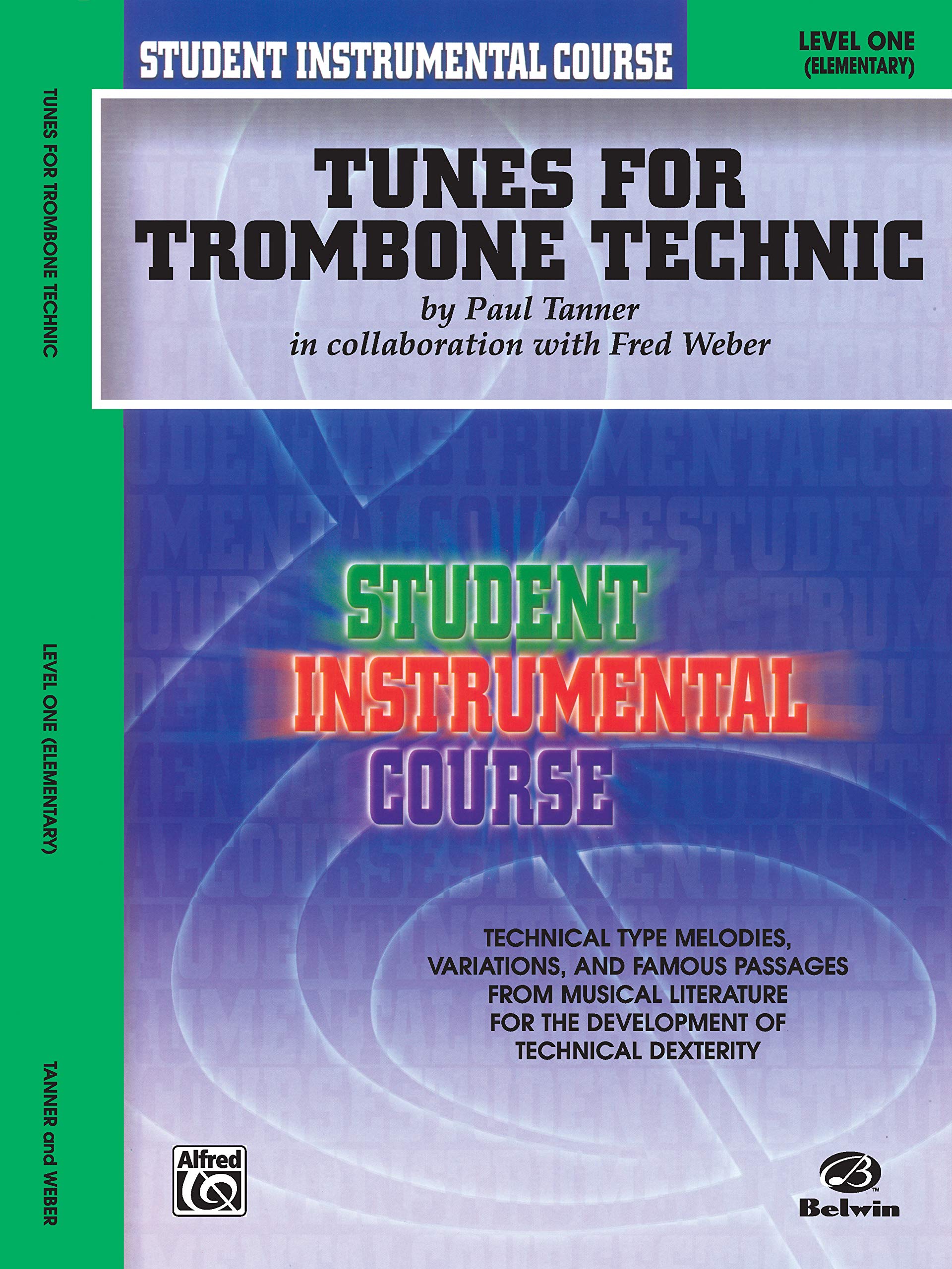Alfred Music Tunes for Trombone Technic, Level I: Student Instr. Course