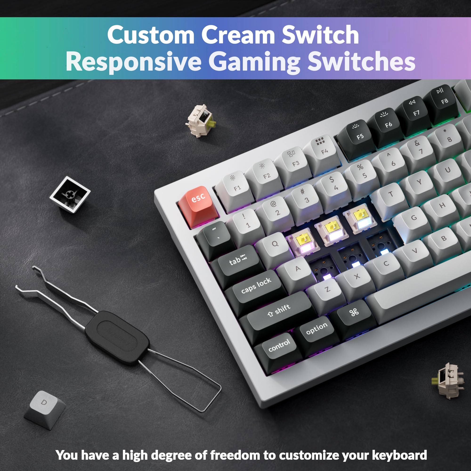 Keychron Q1 Ultra 8K 75% Teclado mecánico inalámbrico