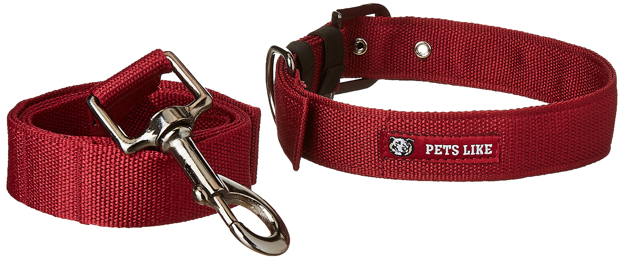 Pets Like Polyester Collar and Leash Set 38 mm(Maroon) (B09D3BDG4L) Amazon Price History, Amazon Price Tracker