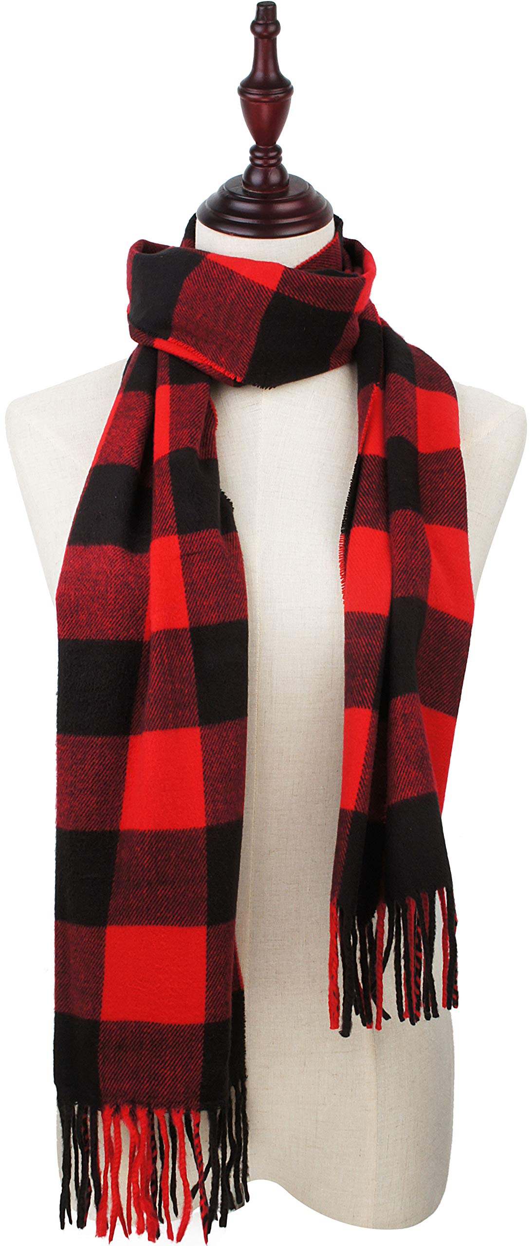 VIVIAN & VINCENT Super Soft Classic Scarf for women, Mens Warm Cashmere Feel Winter Scarf for Men