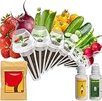 inbloom Fruit Seed Pod Kit for AeroGarden, Ahopegarden, GARDENCUBE, MUFGA, iDoo Hydroponics Growing System, 7-Pods (350+ Seeds Include Strawberry, Tomato, Cucumber, Pea, Ruby Queen Beet)