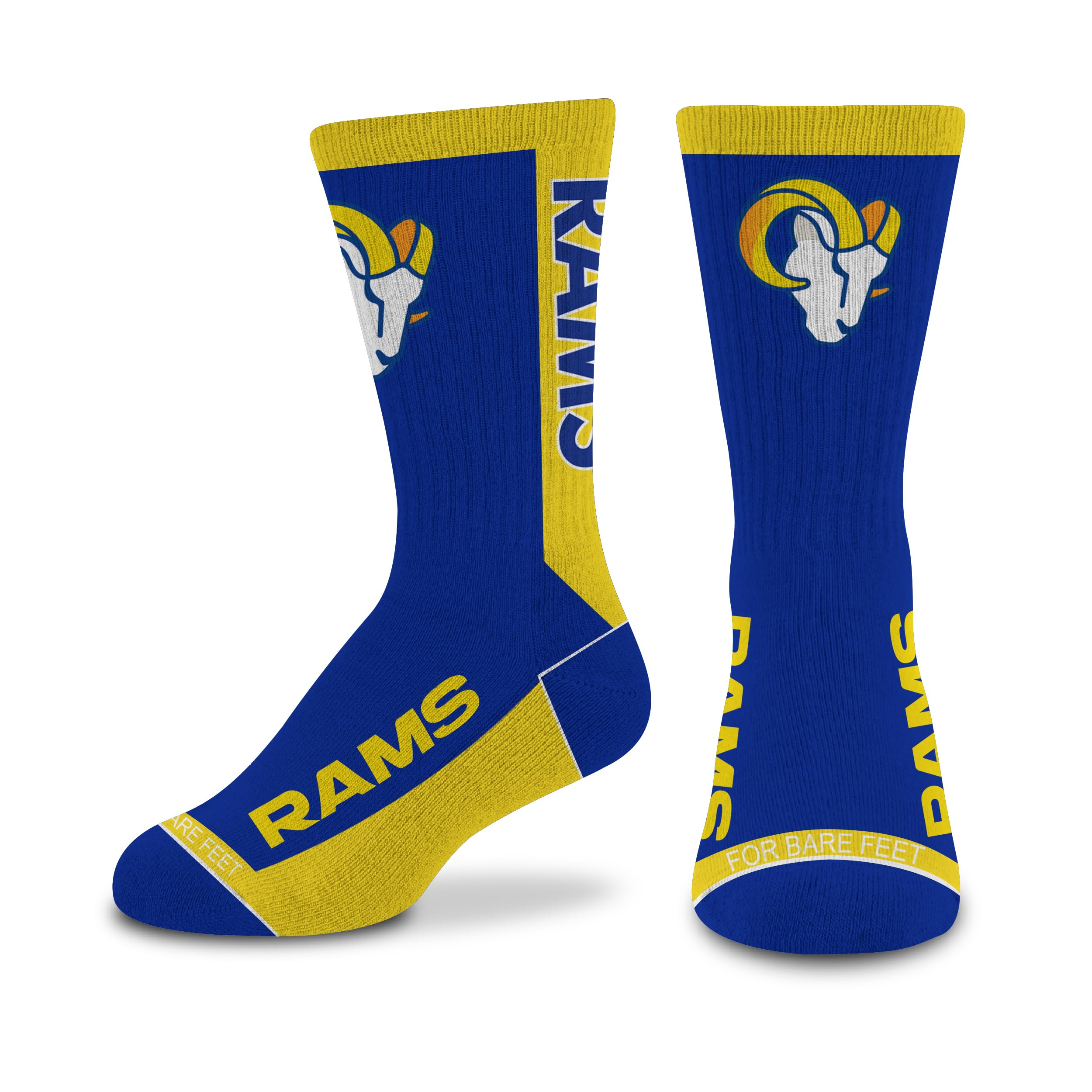 For Bare Feet Unisex Kid's NFL MVP Crew Sock Youth