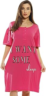 Short Sleeve Nightgown Sleep Dress for Women - Buy now