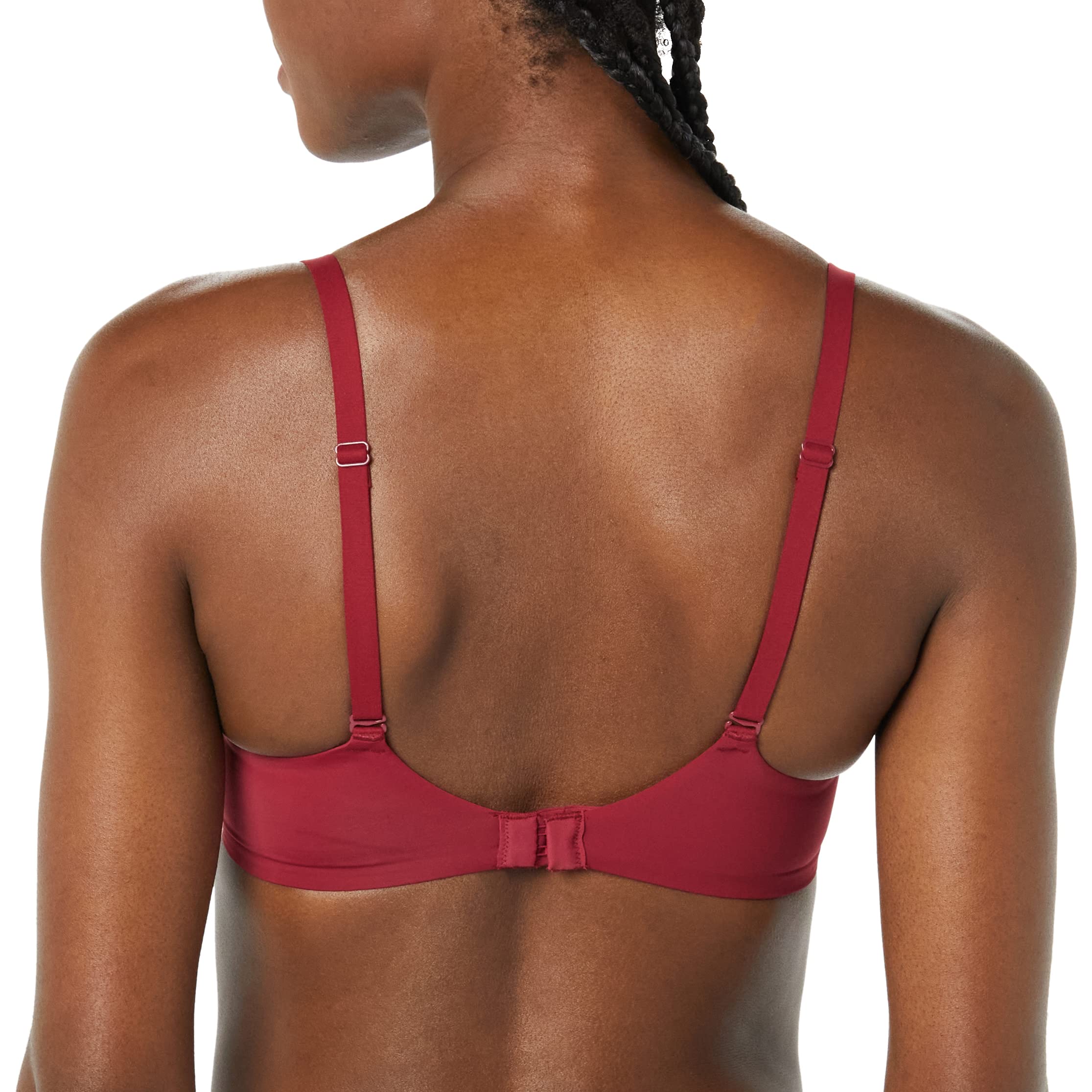 Amazon Essentials Reggiseno Leggermente Foderato Senza Ferretto Donna, Pacco da 2