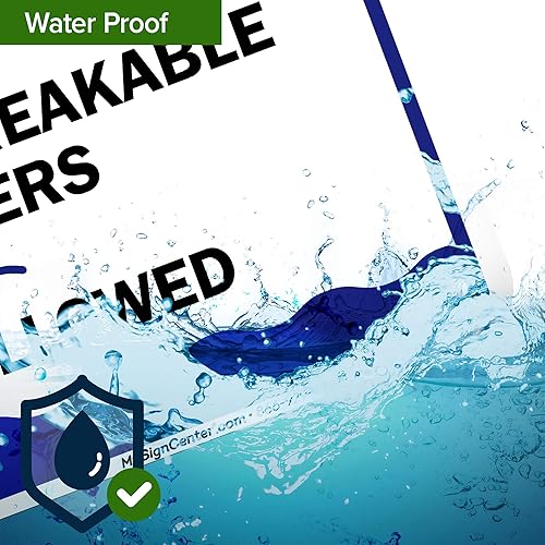 Miniatura 7 de Letrero de reglas de la piscina, nadar bajo su propio riesgo, This is a Private Pool, No Food No Runing, Sin Vidrio, Sin Mascotas, Cartel de