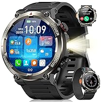 Blackview Smartwatch Uomo, Orologio Intelligente Fitness con Chiamate Bluetooth,1.45″ Militari Smart Watch Tracker 100+ Modalità Sportive, Cardiofrequenzimetro, SpO2, Torcia, Bussola per Android iOS
