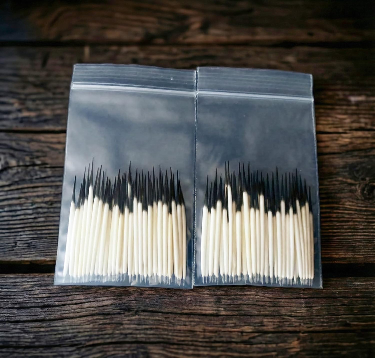 100 Pcs Porcupine Quills 1–1.5 Inch, Natural Quills for Jewelry Making, Art Projects, Decor & DIY Craft Supplies