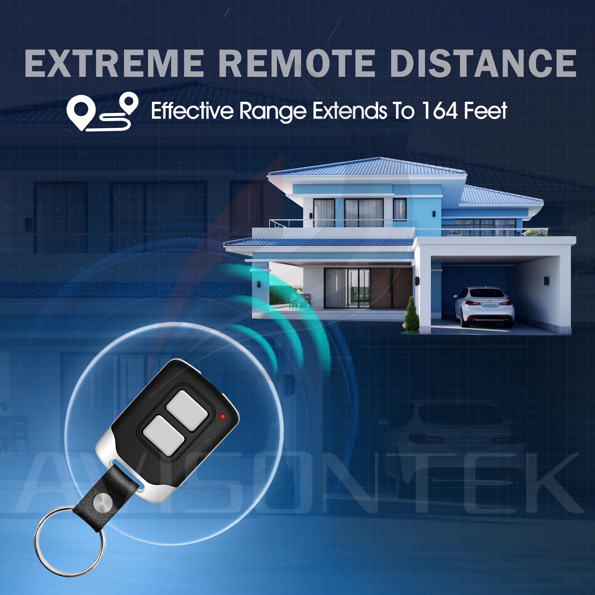 Chamberlain LiftMaster - Telecomando apriporta per garage, 893Max 953EV-P2, universale, 2 pezzi