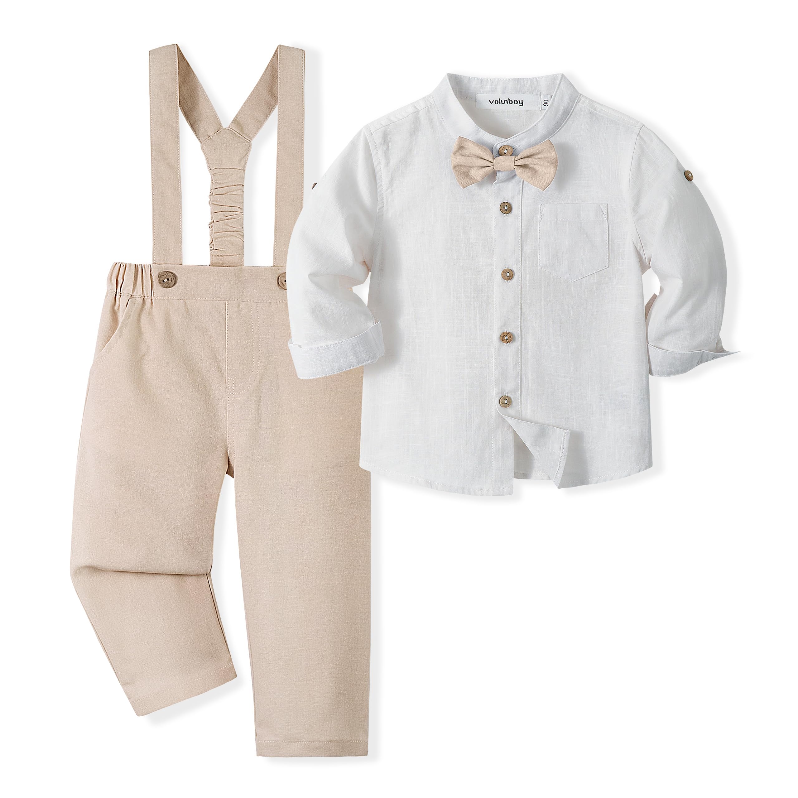 Volunboy Toddler Boys Formal Wedding Guest Dress Clothes Ring Bearer Outfit
