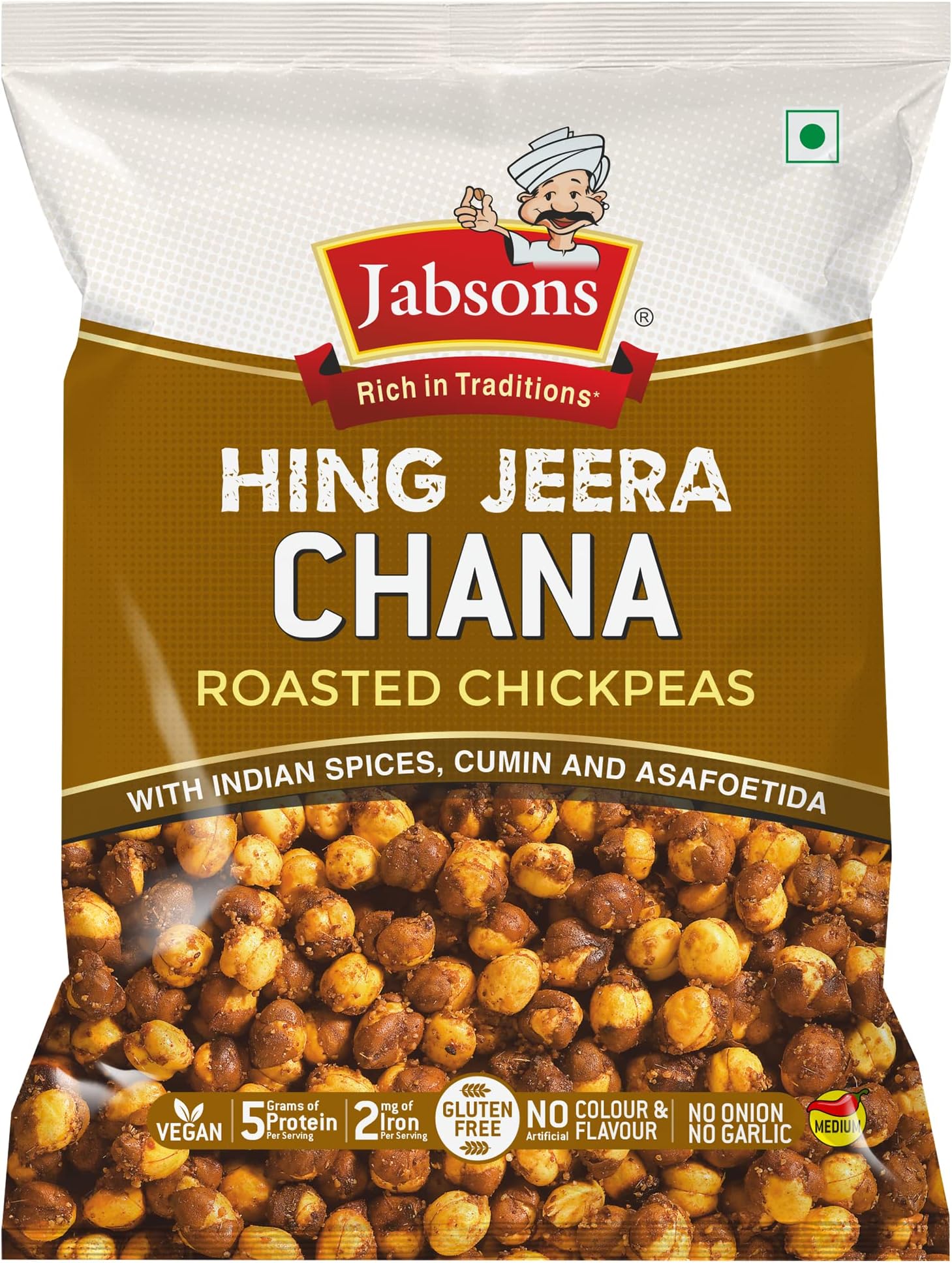 Organic Roasted Chana Hing Jeera 140gm