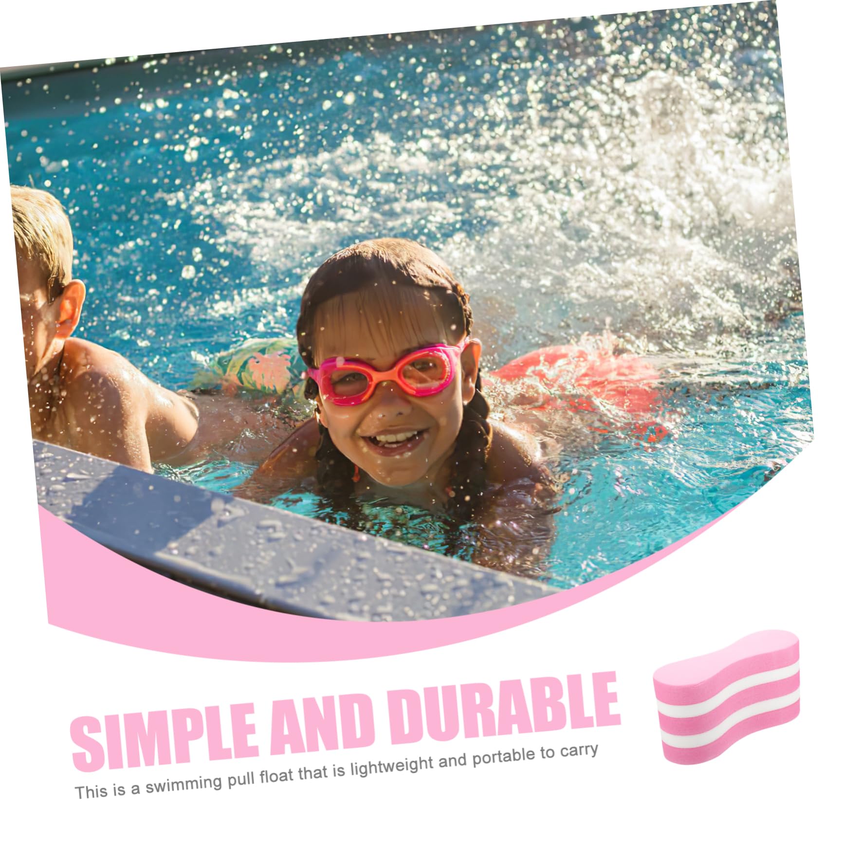 Toyvian Leg Float for Swimming Training Adults Boys and Girls Pull Buoy Floating Boards Swimming Supplies