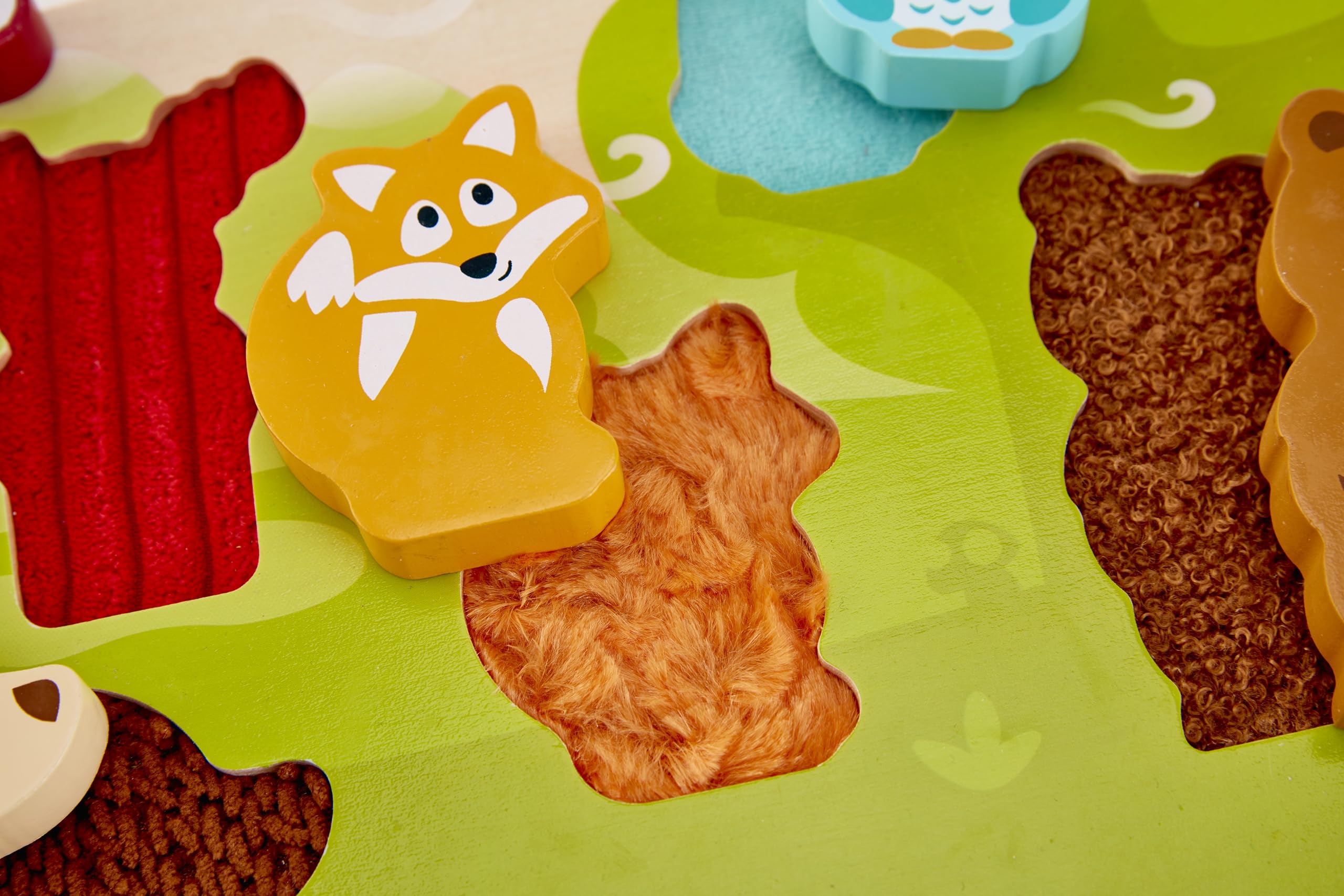 Amazon.co.jp: Hape Let's Feel! Forest Animals Puzzle 2 Years and
