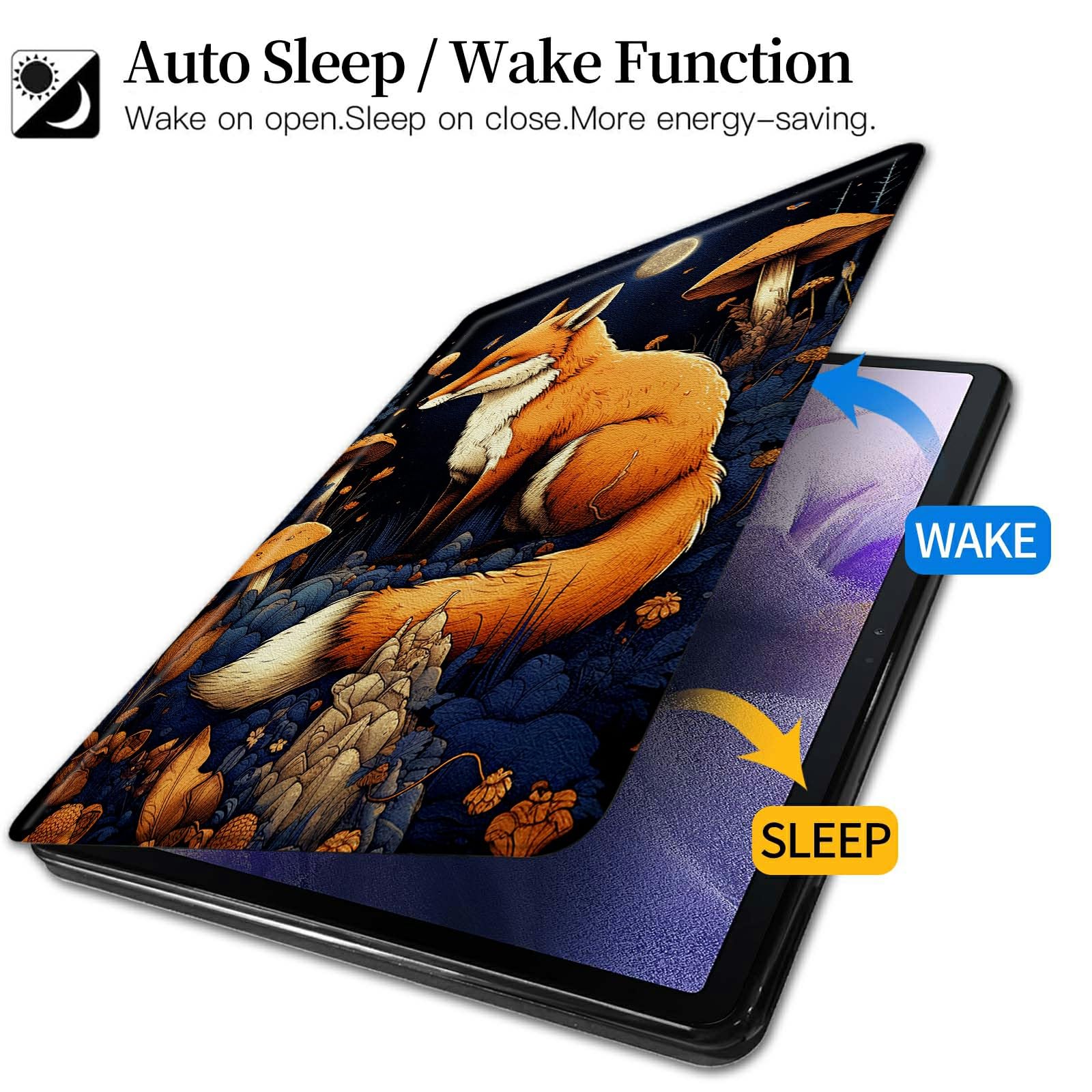 iPad - Mush2 Amazon.com: Fox with Mushroom Pattern Case for iPad 10.2