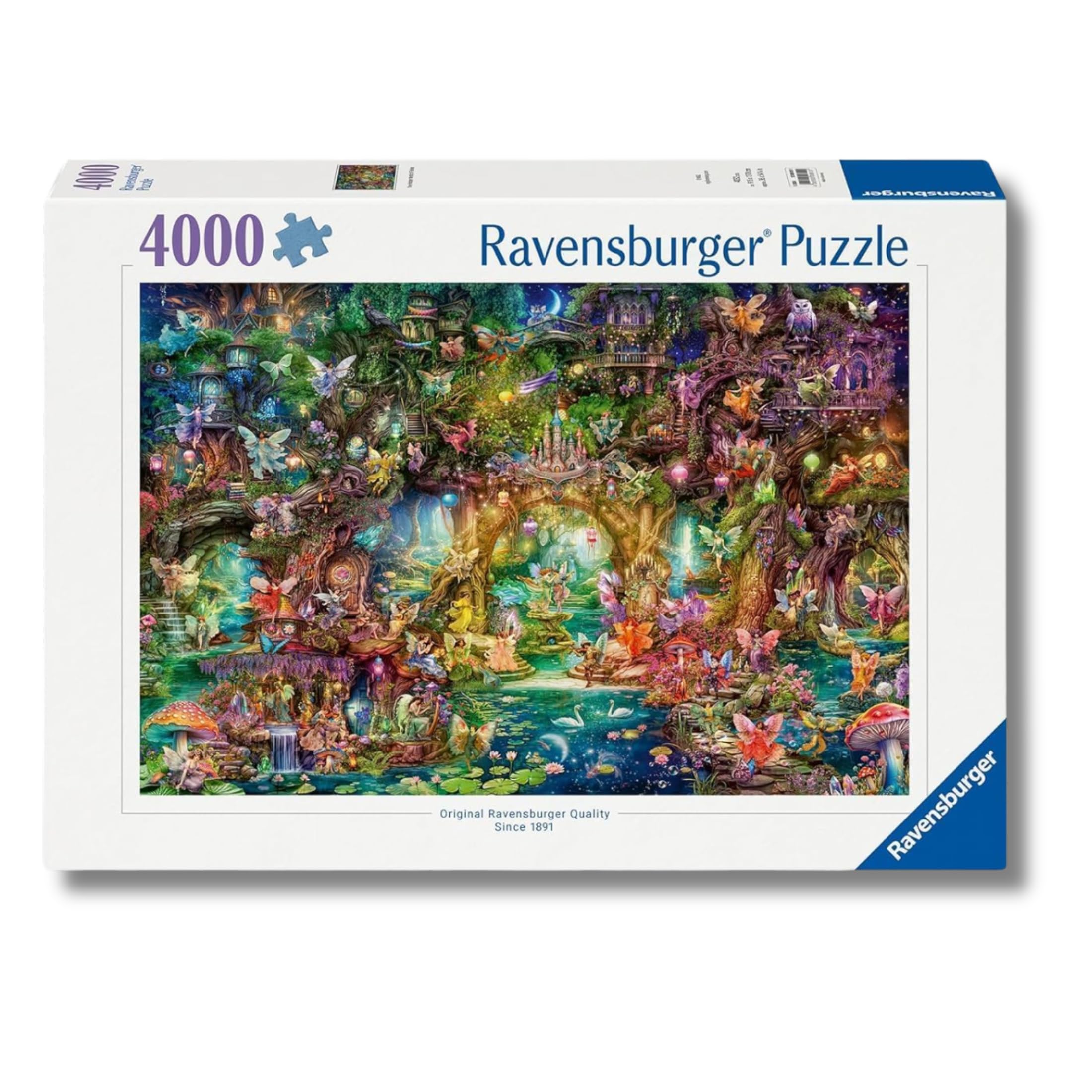 Ravensburger - Puzzle 4000 Il mondo segreto delle fate​ | Puzzle Per Adulti | Per Tutta La Famiglia | Con Una Misura Di 137,8x91,5 Cm | Regalo Adulti