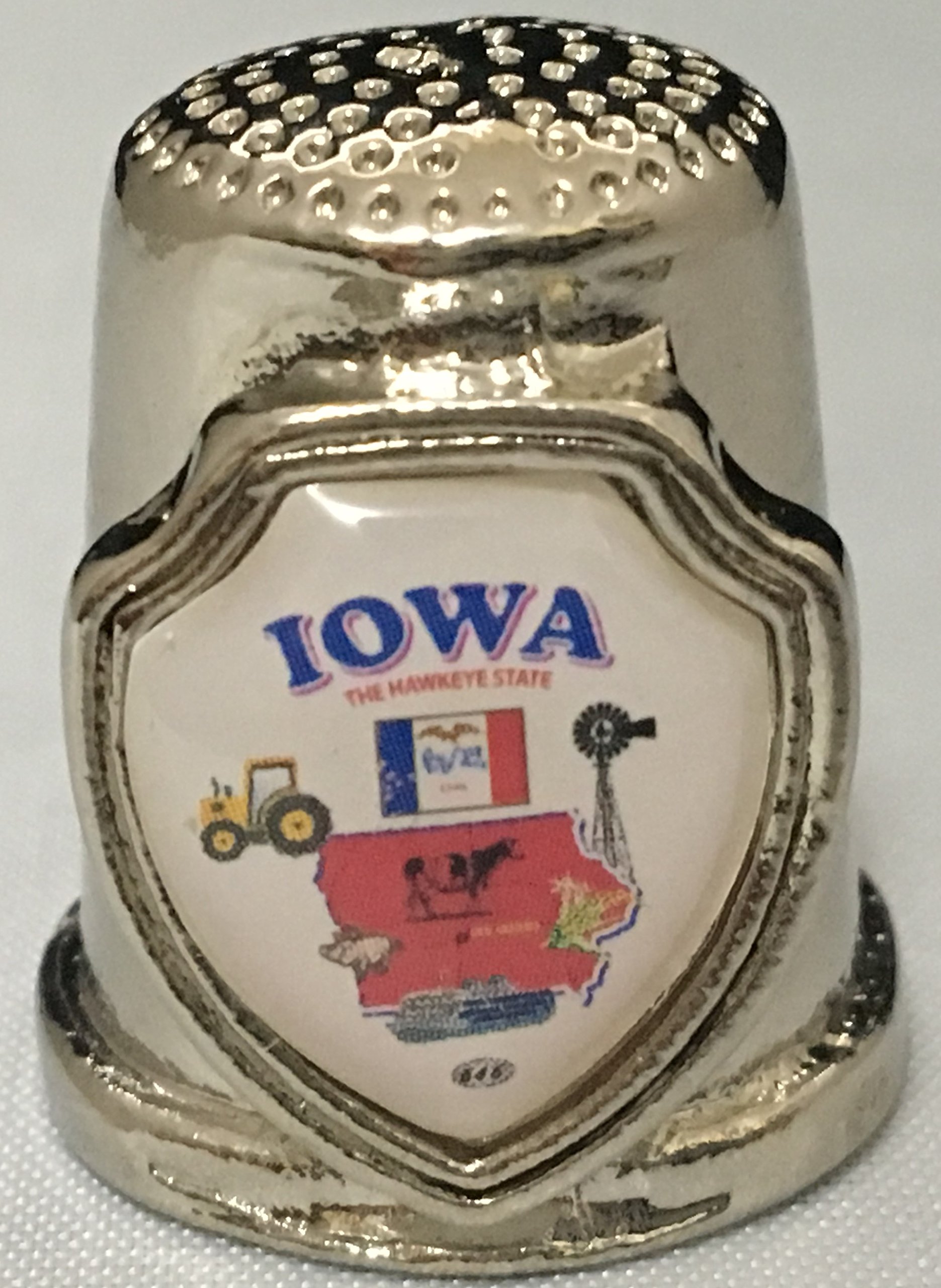 Souvenir Thimble - Iowa - IA
