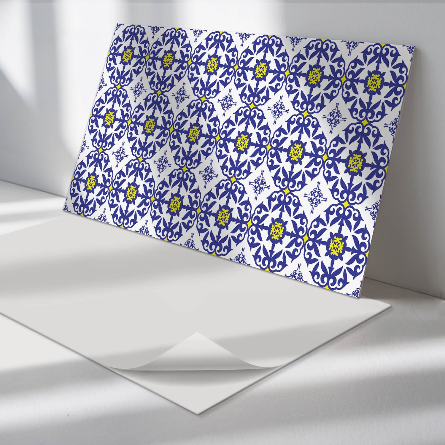 Panneaux autocollants 60x30 cm à motifs floraux pour garage
