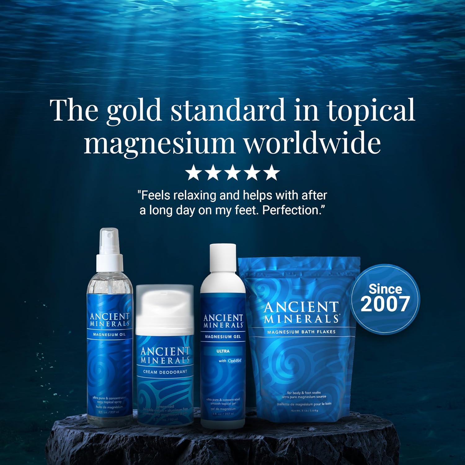 Ancient Minerals Magnesium Gel Ultra with OptiMSM and Aloe Vera - Topical Magnesium Gel Formula with MSM Best Used for Massage and Topical Application (8oz) - Image 9