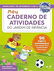 Meu caderno de atividades do jardim de infância