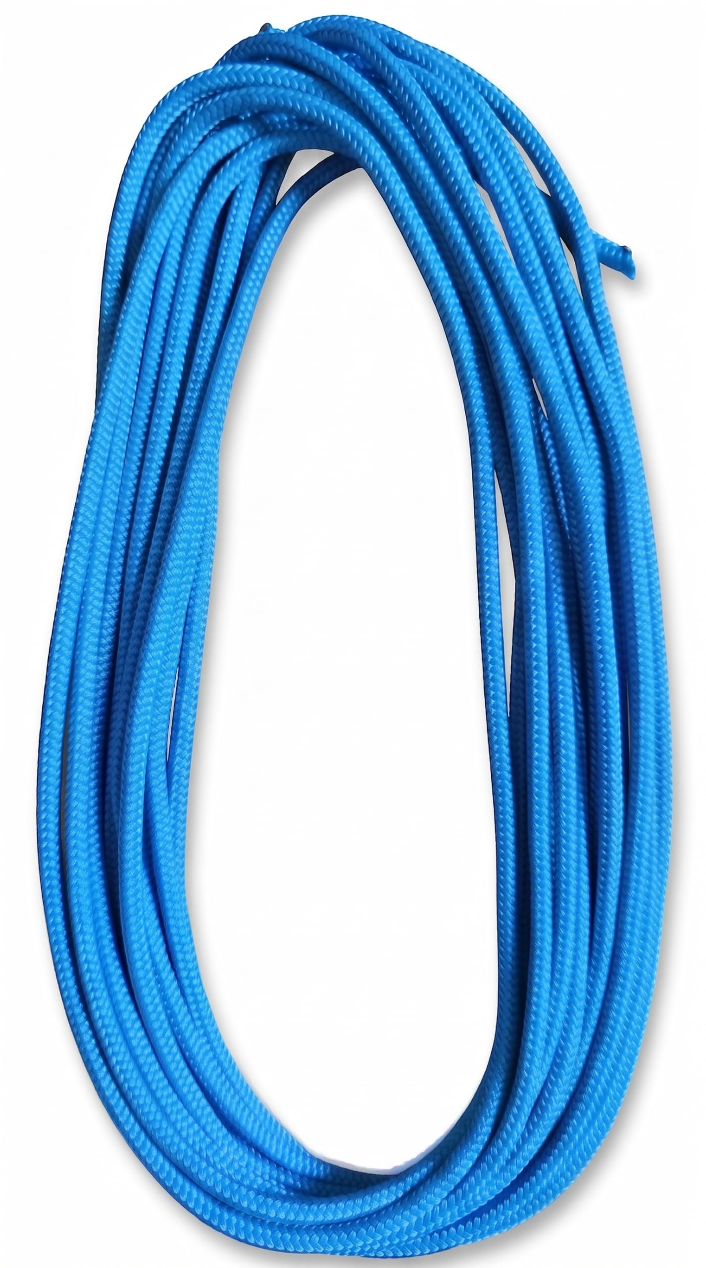 Hunters Saddlery 6mm Double Braid Polyester Rope All-Weather Multi-Use (Blue, 10m)